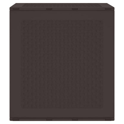 Gartenlagerbox mit Speicher Braun 55 x 53 x 57 cm Polypropylen