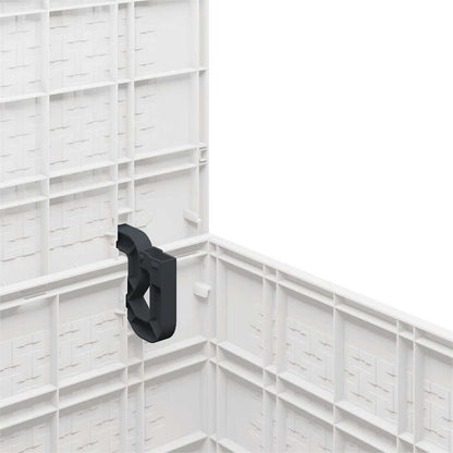 Gartenlagerbox mit Speicher Weiß 55 x 53 x 57 cm Polypropylen