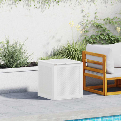 Gartenlagerbox mit Speicher Weiß 55 x 53 x 57 cm Polypropylen