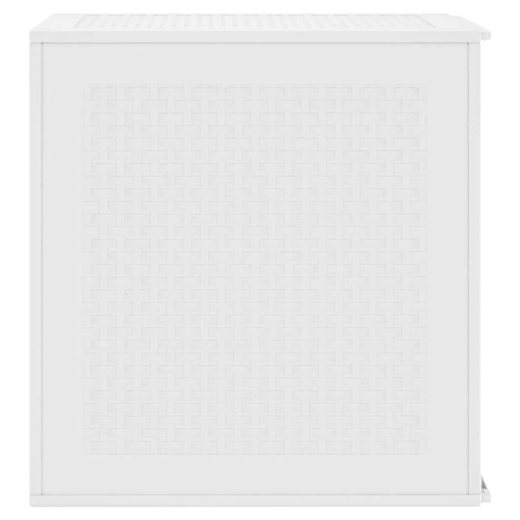 Gartenlagerbox mit Speicher Weiß 55 x 53 x 57 cm Polypropylen