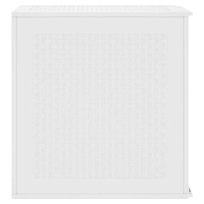 Gartenlagerbox mit Speicher Weiß 55 x 53 x 57 cm Polypropylen