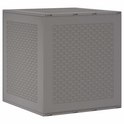 Gartenlagerbox mit Tür Hellgrau 55 x 53 x 57 cm Polypropylen