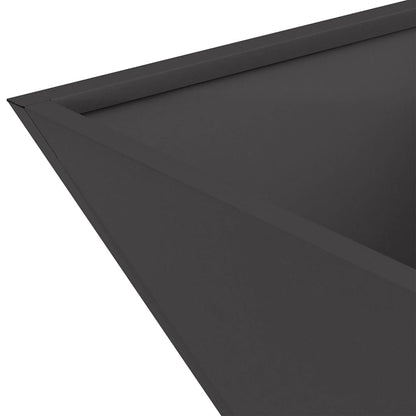 Garten Schüssel Pflanzer 5 pcs Schwarz 35 x 35 x 15 cm Stahl