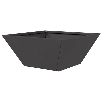 Garten Schüssel Pflanzer 5 pcs Schwarz 35 x 35 x 15 cm Stahl