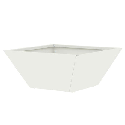 Garten Schüssel Pflanzer 5 pcs Weiß 35 x 35 x 15 cm Stahl