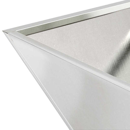 Garten Schüssel Pflanzer 5 pcs Silber 35 x 35 x 15 cm Edelstahl