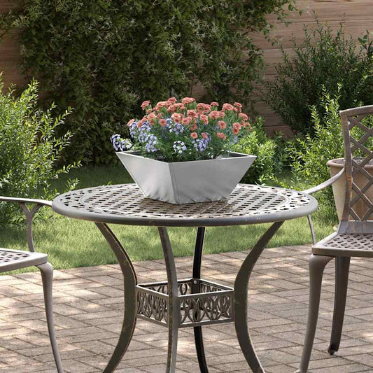 Garten Schüssel Pflanzer 5 pcs Silber 35 x 35 x 15 cm Edelstahl