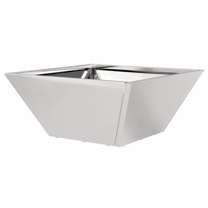 Garten Schüssel Pflanzer 5 pcs Silber 35 x 35 x 15 cm Edelstahl