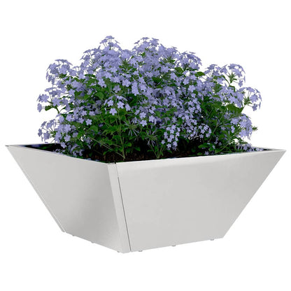 Garten Schüssel Pflanzer 5 pcs Silber 35 x 35 x 15 cm Edelstahl