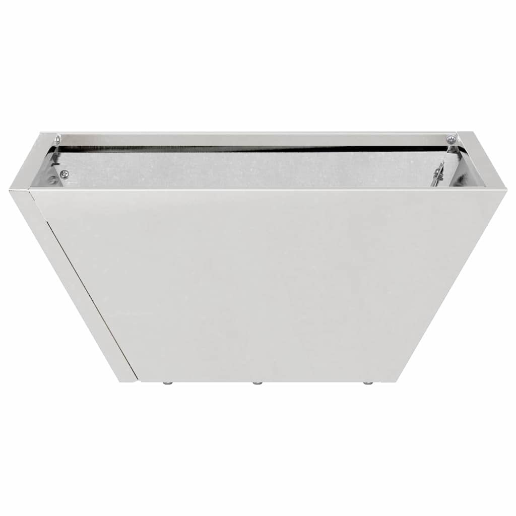 Garten Schüssel Pflanzer 5 pcs Silber 35 x 35 x 15 cm Edelstahl