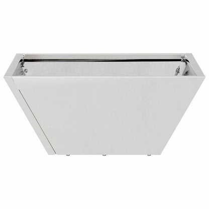 Garten Schüssel Pflanzer 5 pcs Silber 35 x 35 x 15 cm Edelstahl