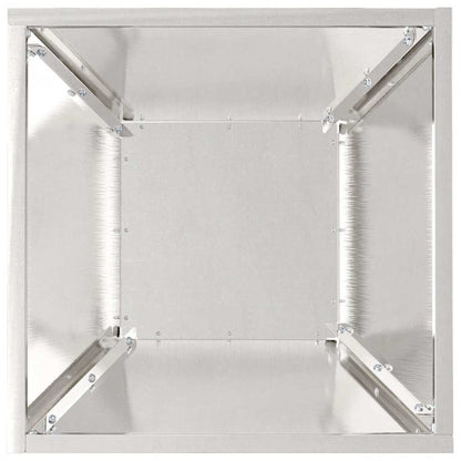 Garten Schüssel Pflanzer 5 pcs Silber 35 x 35 x 15 cm Edelstahl