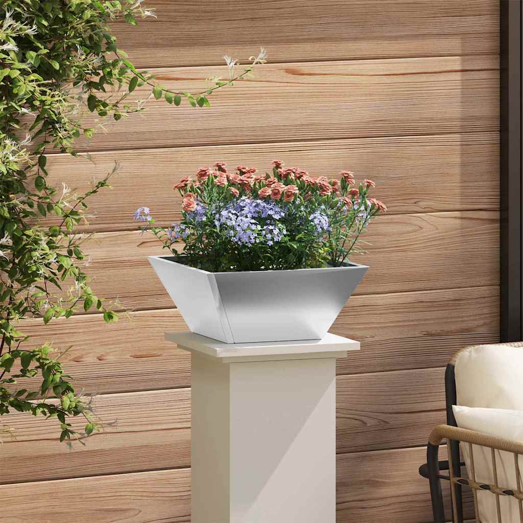 Garten Schüssel Pflanzer 5 pcs Silber 35 x 35 x 15 cm