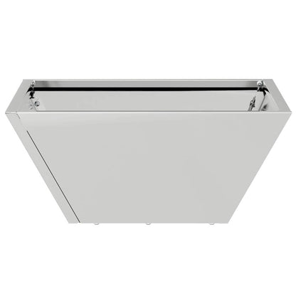 Garten Schüssel Pflanzer 5 pcs Silber 35 x 35 x 15 cm