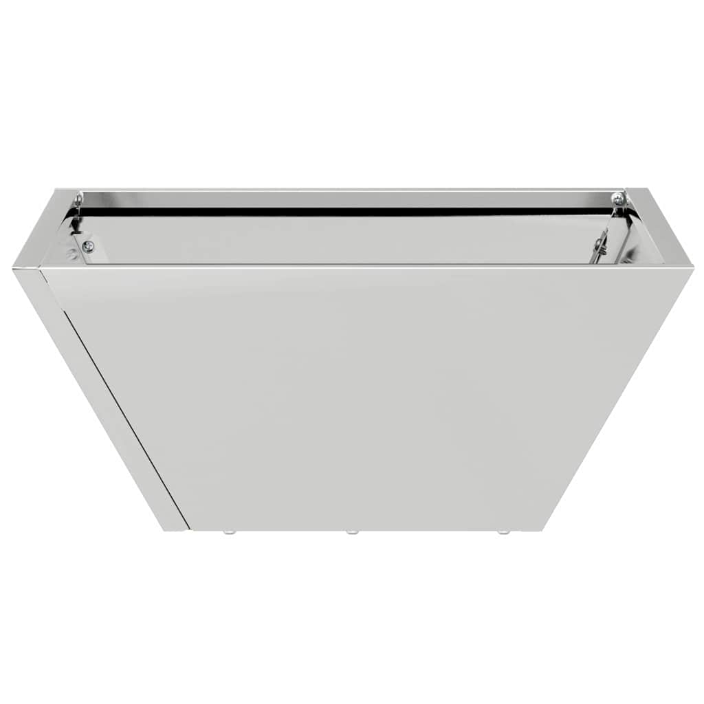 Garten Schüssel Pflanzer 5 pcs Silber 35 x 35 x 15 cm