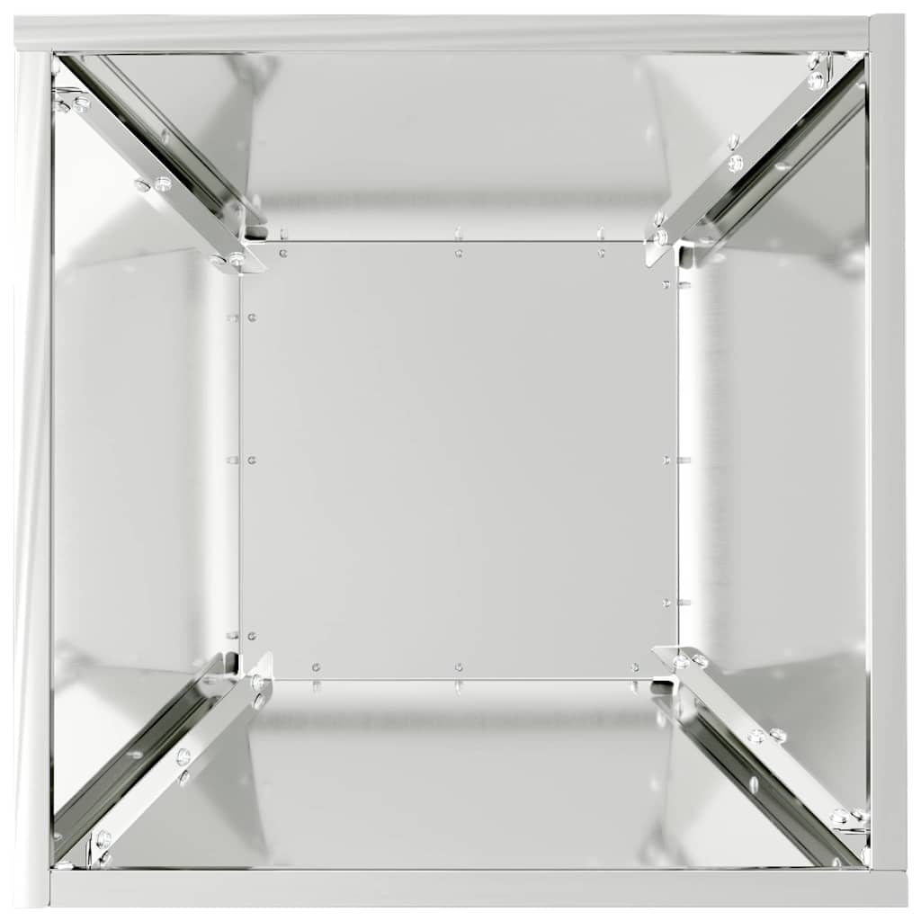 Garten Schüssel Pflanzer 5 pcs Silber 35 x 35 x 15 cm