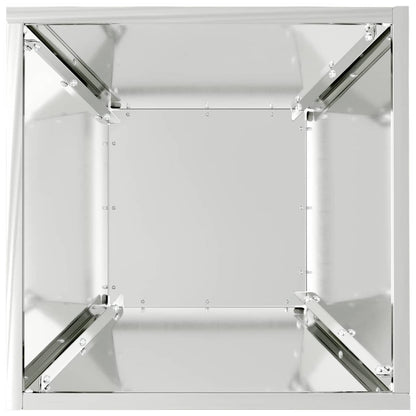 Garten Schüssel Pflanzer 5 pcs Silber 35 x 35 x 15 cm