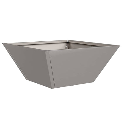 Garten Schüssel Pflanzer Rostig 35 x 35 x 15 cm Wetterfeststahl