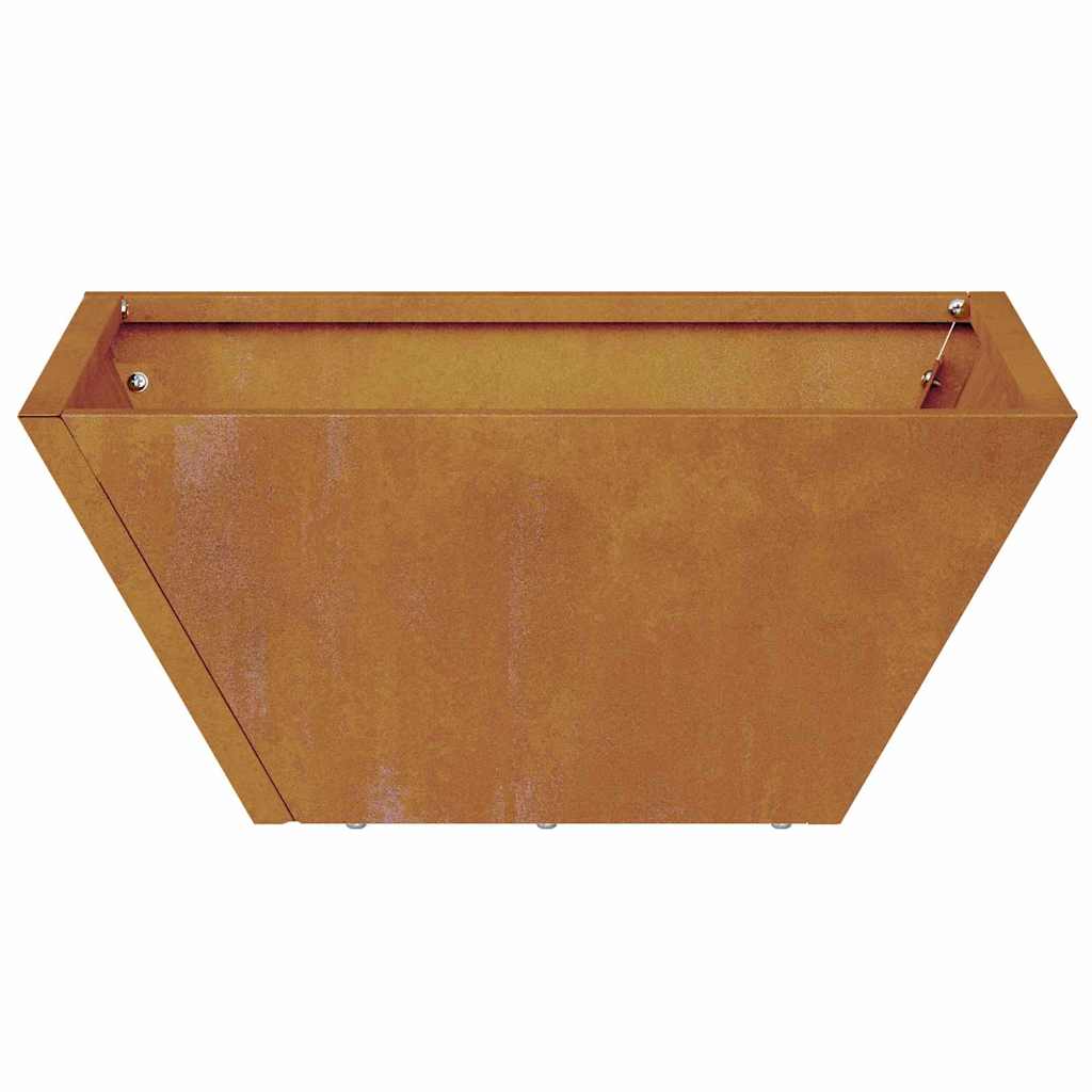 Garten Schüssel Pflanzer Rostig 35 x 35 x 15 cm Wetterfeststahl
