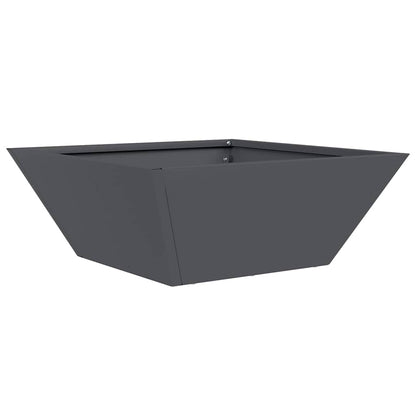 Garten Schüssel Pflanzer 5 pcs Anthrazit 40 x 40 x 15 cm Stahl
