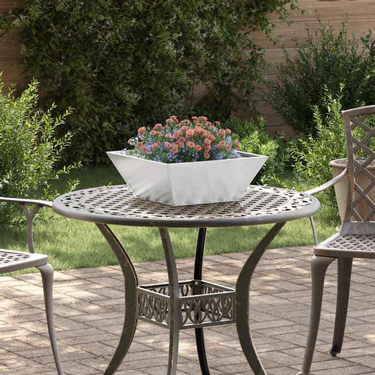 Garten Schüssel Pflanzer 5 pcs Silber 40 x 40 x 15 cm Edelstahl