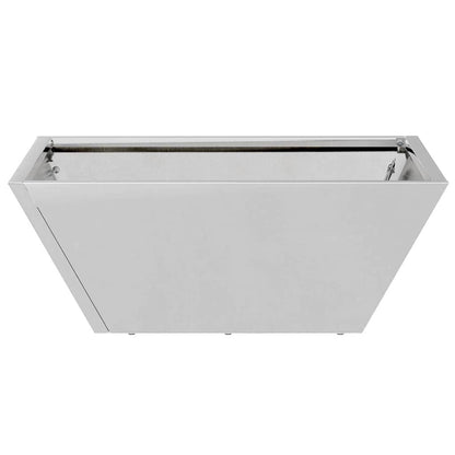 Garten Schüssel Pflanzer Silber 40 x 40 x 15 cm