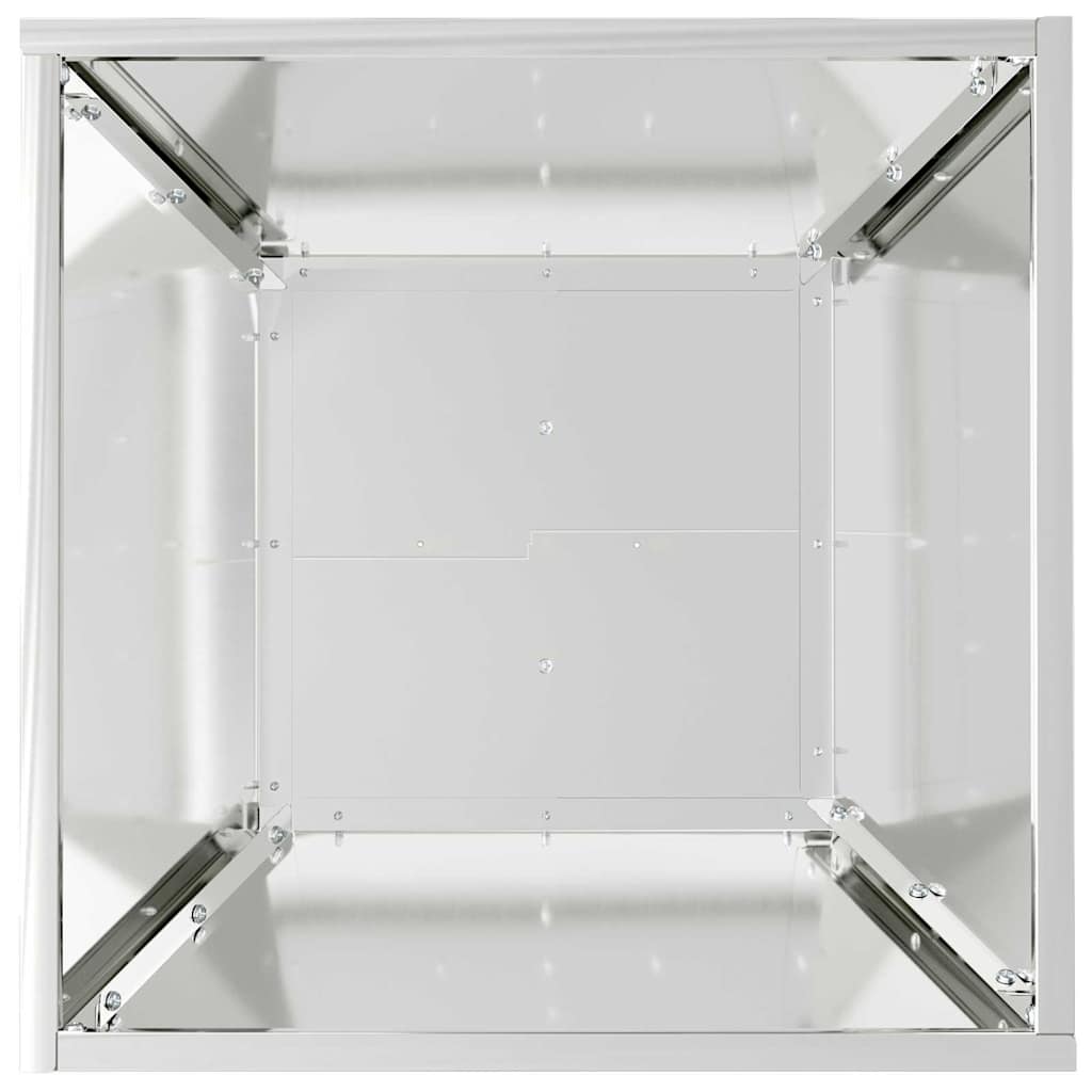 Garten Schüssel Pflanzer Silber 40 x 40 x 15 cm