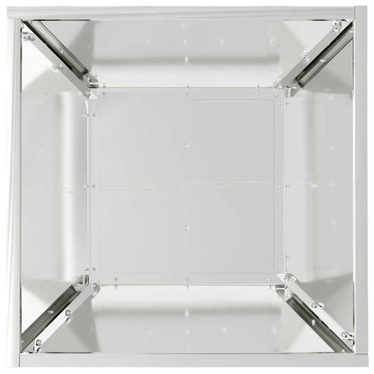 Garten Schüssel Pflanzer Silber 40 x 40 x 15 cm