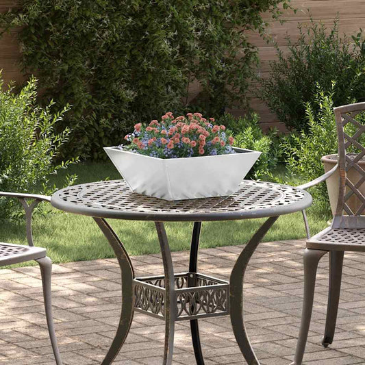 Garten Schüssel Pflanzer 5 pcs Silber 40 x 40 x 15 cm