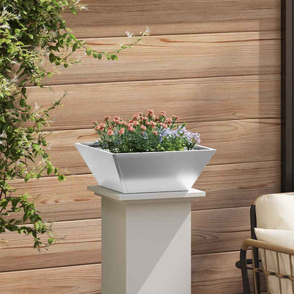 Garten Schüssel Pflanzer 5 pcs Silber 40 x 40 x 15 cm