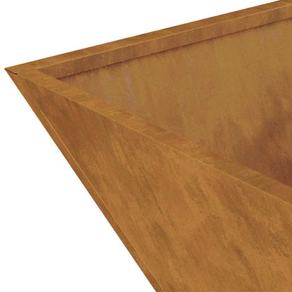 Garten Schüssel Pflanzer Rostig 40 x 40 x 15 cm