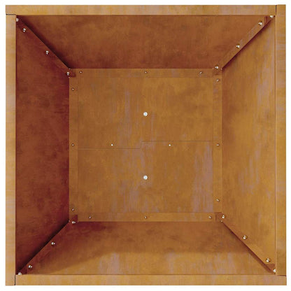 Garten Schüssel Pflanzer Rostig 40 x 40 x 15 cm
