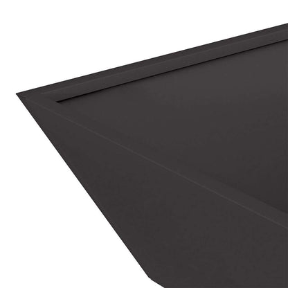 Garten Schüssel Pflanzer 5 pcs Schwarz 50 x 50 x 15 cm Stahl