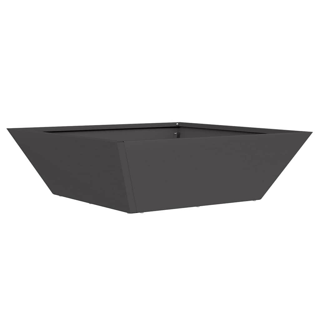 Garten Schüssel Pflanzer 5 pcs Schwarz 50 x 50 x 15 cm Stahl