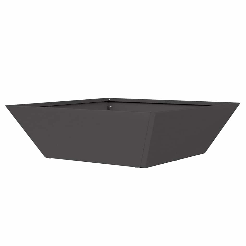 Garten Schüssel Pflanzer 5 pcs Schwarz 50 x 50 x 15 cm Stahl