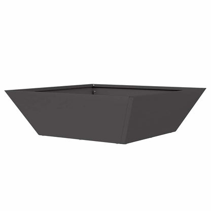 Garten Schüssel Pflanzer 5 pcs Schwarz 50 x 50 x 15 cm Stahl