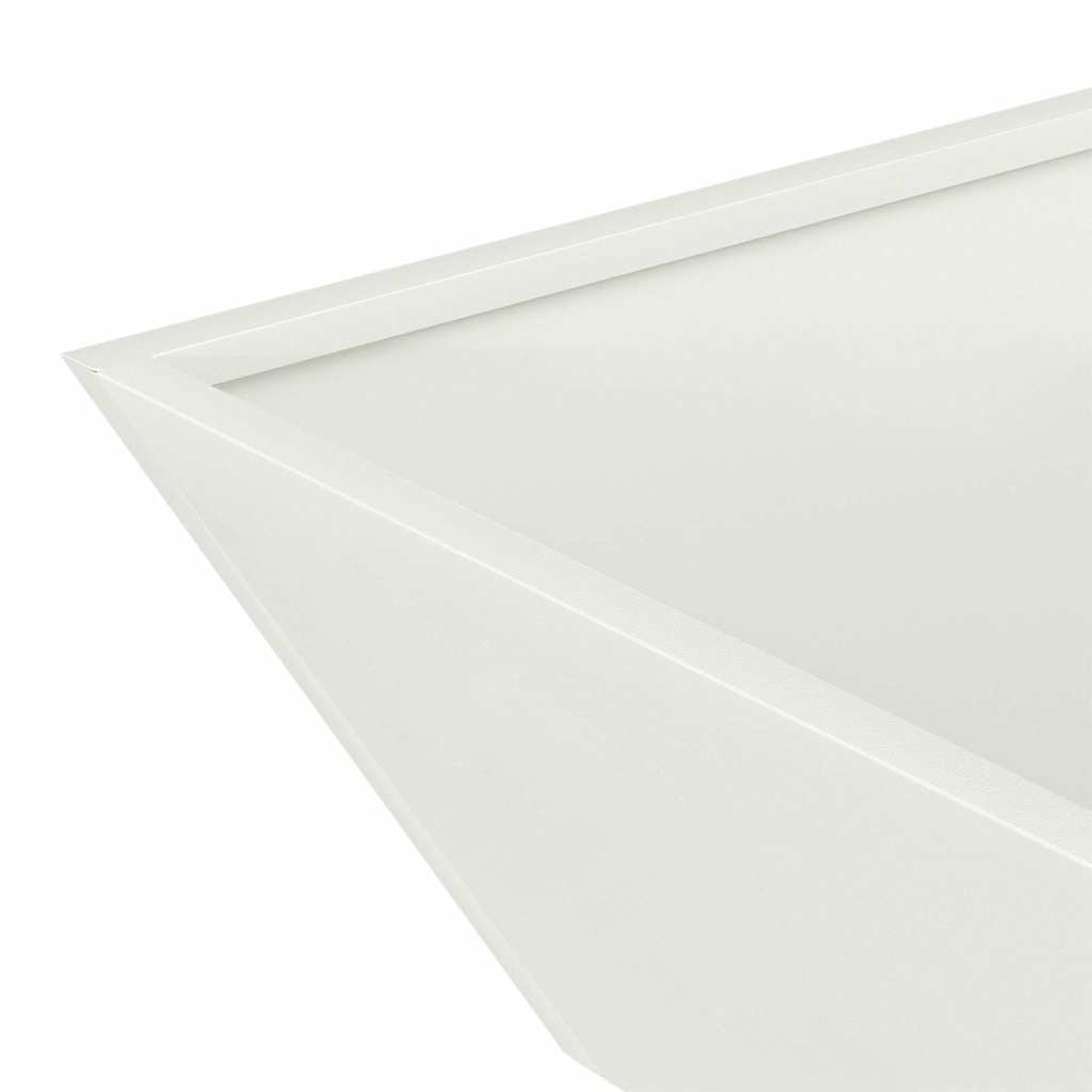 Garten Schüssel Pflanzer 5 pcs Weiß 50 x 50 x 15 cm Stahl
