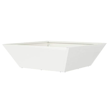 Garten Schüssel Pflanzer 5 pcs Weiß 50 x 50 x 15 cm Stahl