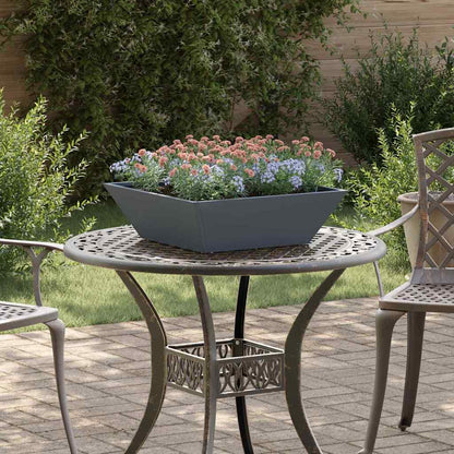 Garten Schüssel Pflanzer 5 pcs Anthrazit 50 x 50 x 15 cm Stahl