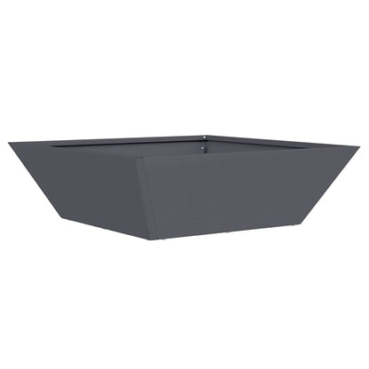 Garten Schüssel Pflanzer 5 pcs Anthrazit 50 x 50 x 15 cm Stahl