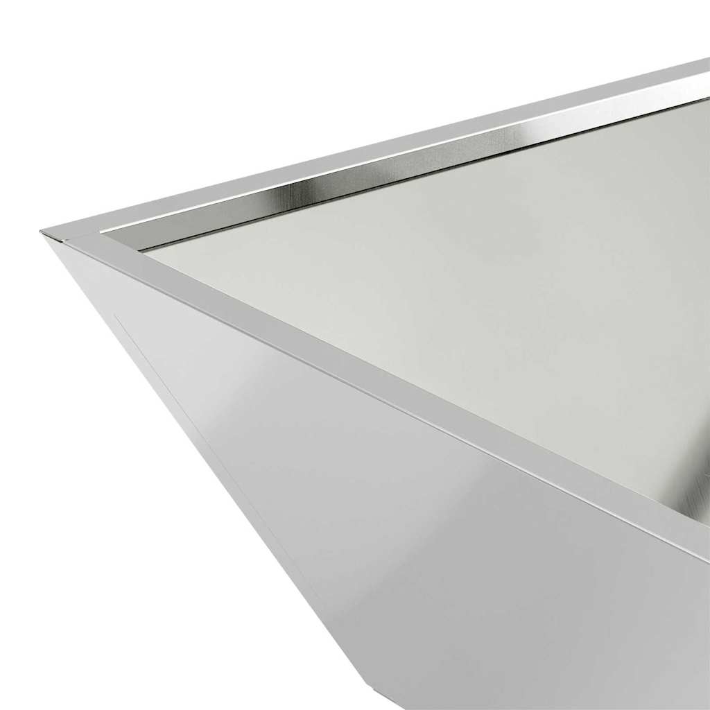 Garten Schüssel Pflanzer 5 pcs Silber 50 x 50 x 15 cm