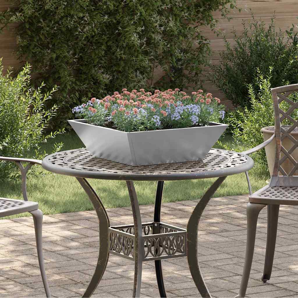 Garten Schüssel Pflanzer 5 pcs Silber 50 x 50 x 15 cm