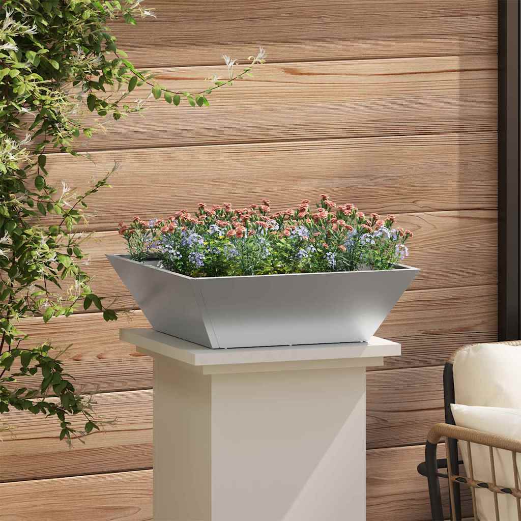 Garten Schüssel Pflanzer 5 pcs Silber 50 x 50 x 15 cm