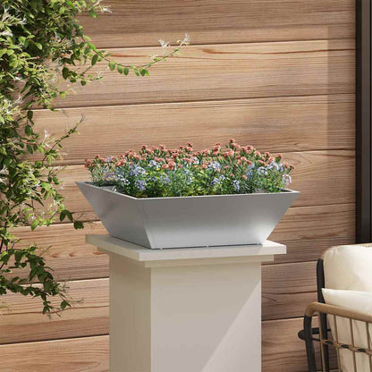 Garten Schüssel Pflanzer 5 pcs Silber 50 x 50 x 15 cm