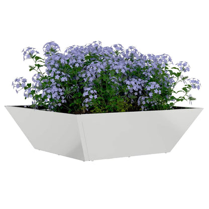 Garten Schüssel Pflanzer 5 pcs Silber 50 x 50 x 15 cm