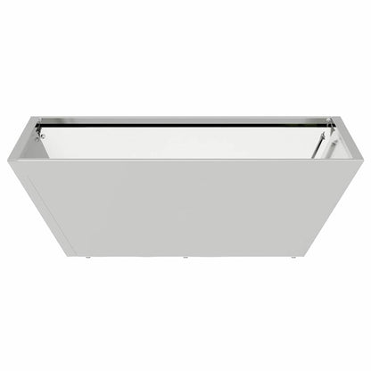 Garten Schüssel Pflanzer 5 pcs Silber 50 x 50 x 15 cm