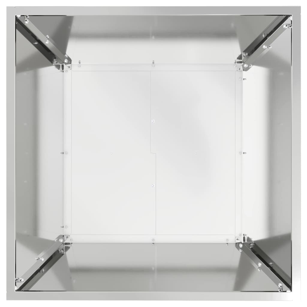 Garten Schüssel Pflanzer 5 pcs Silber 50 x 50 x 15 cm