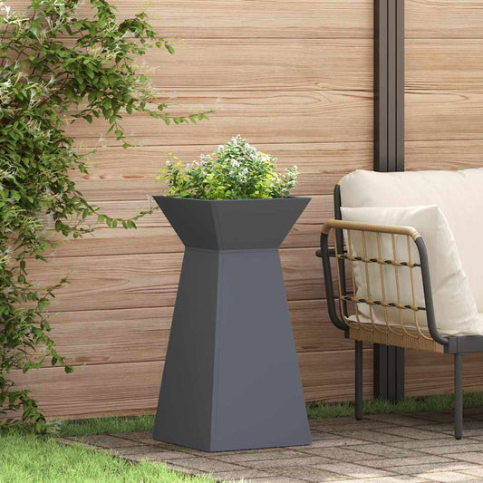 Säulen Pflanzer 2 pcs Anthrazit 35 x 35 x 73 cm Stahl