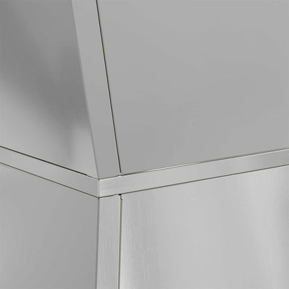Säulen Pflanzer Silber 35 x 35 x 73 cm Stahl