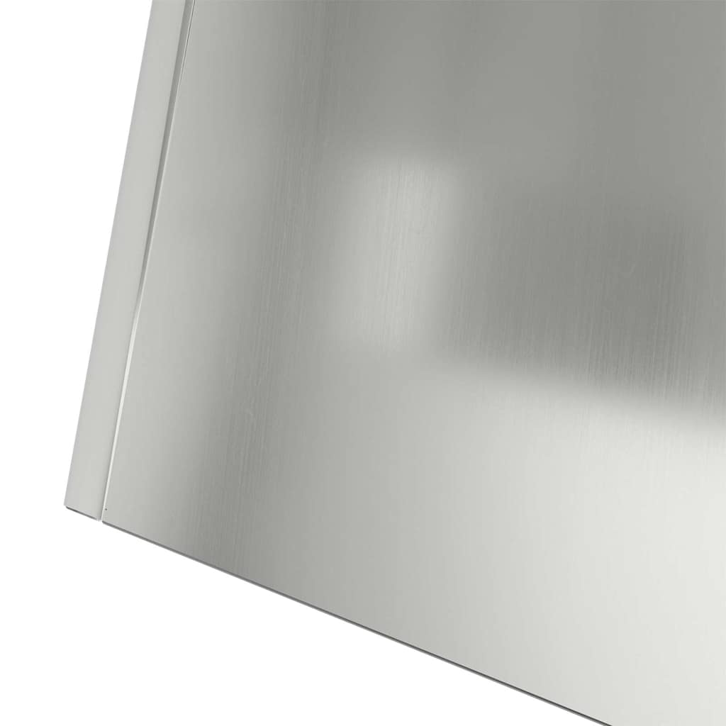 Säulen Pflanzer Silber 35 x 35 x 73 cm Stahl